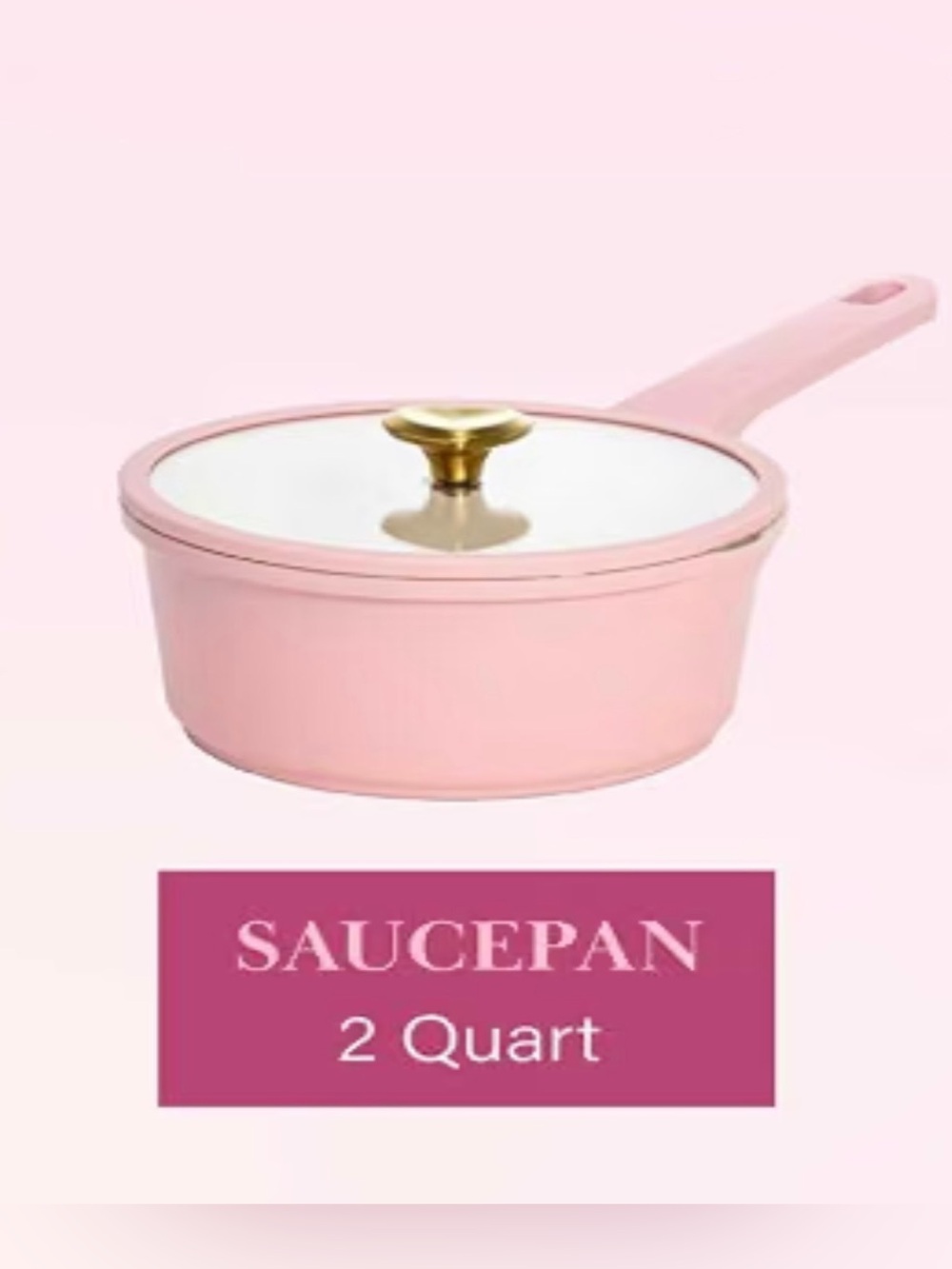 Paris Hilton Pink 2-Quart Saucepan with Lid